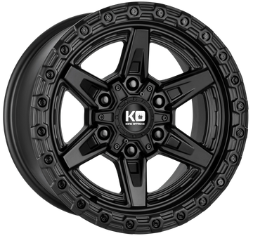 King Titan Wheels In Satin Black - Brixton 4x4 - Buy Online Now!